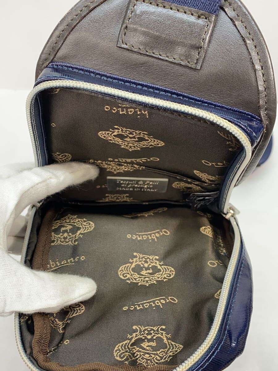 Orobianco Shoulder Bag Acrylic NVY Solid 6