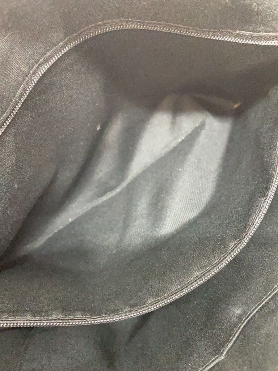 COACH handbag leather BLK solid color 7