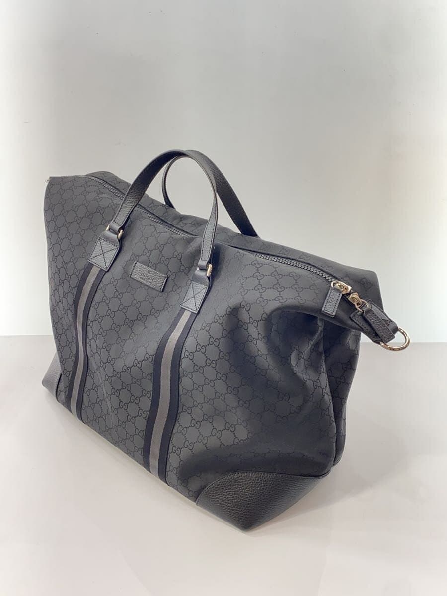 GUCCI Boston Bag_GG Nylon Nylon BLK All Over Pattern 2
