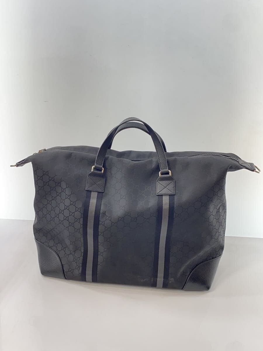 GUCCI Boston Bag_GG Nylon Nylon BLK All Over Pattern 3