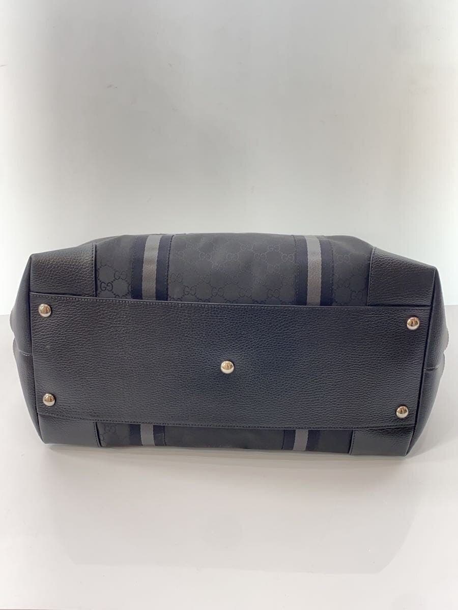 GUCCI Boston Bag_GG Nylon Nylon BLK All Over Pattern 4