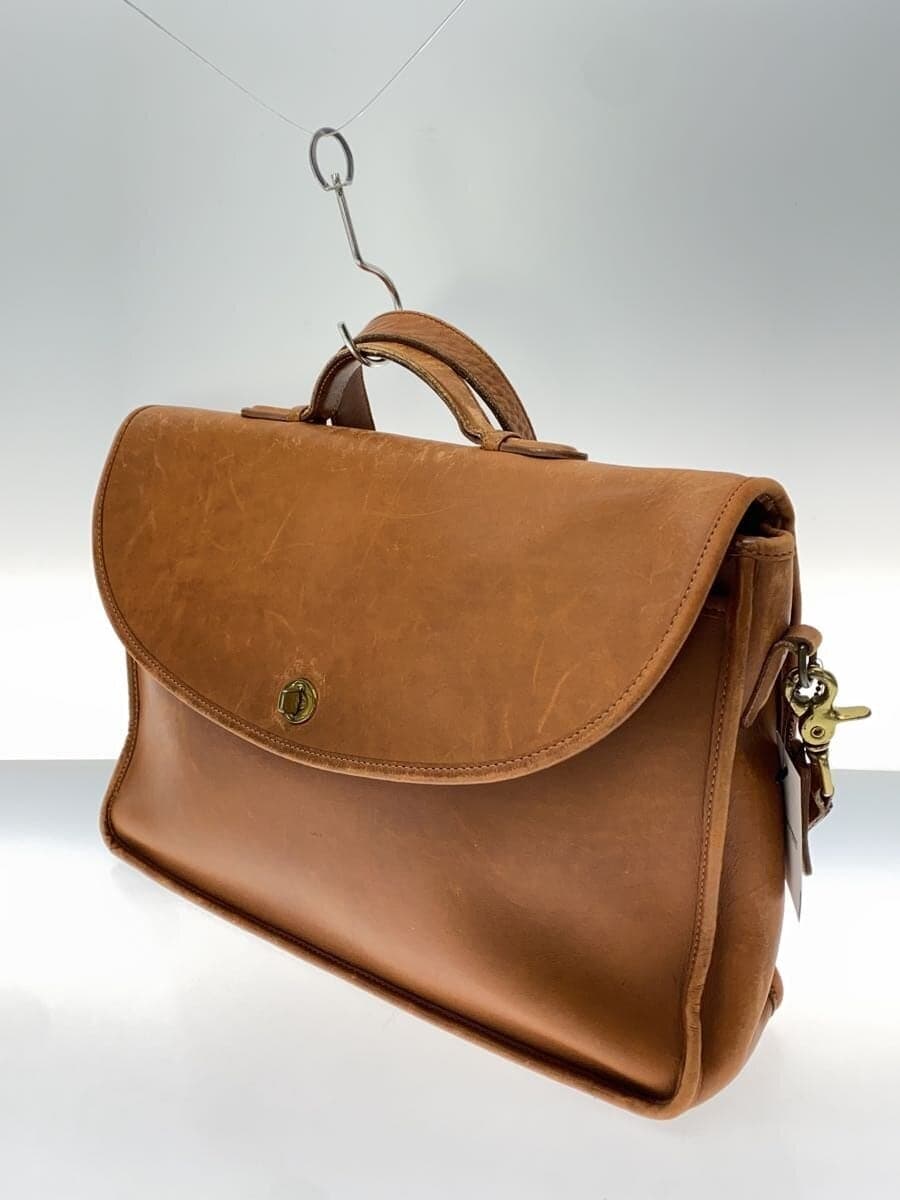 COACH Shoulder Bag Leather BRW 0372-334 2