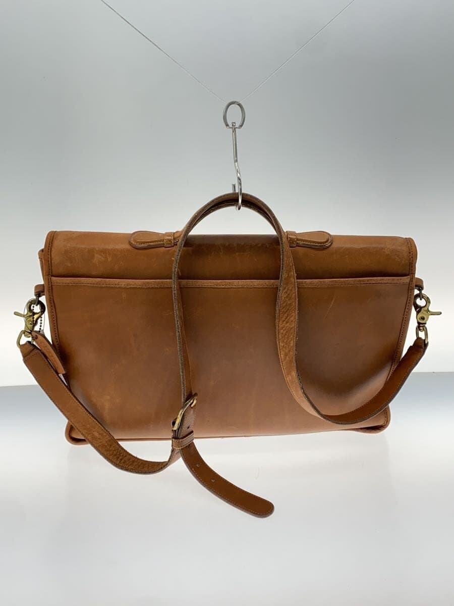 COACH Shoulder Bag Leather BRW 0372-334 3