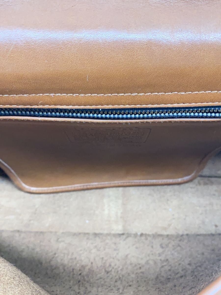 COACH Shoulder Bag Leather BRW 0372-334 6