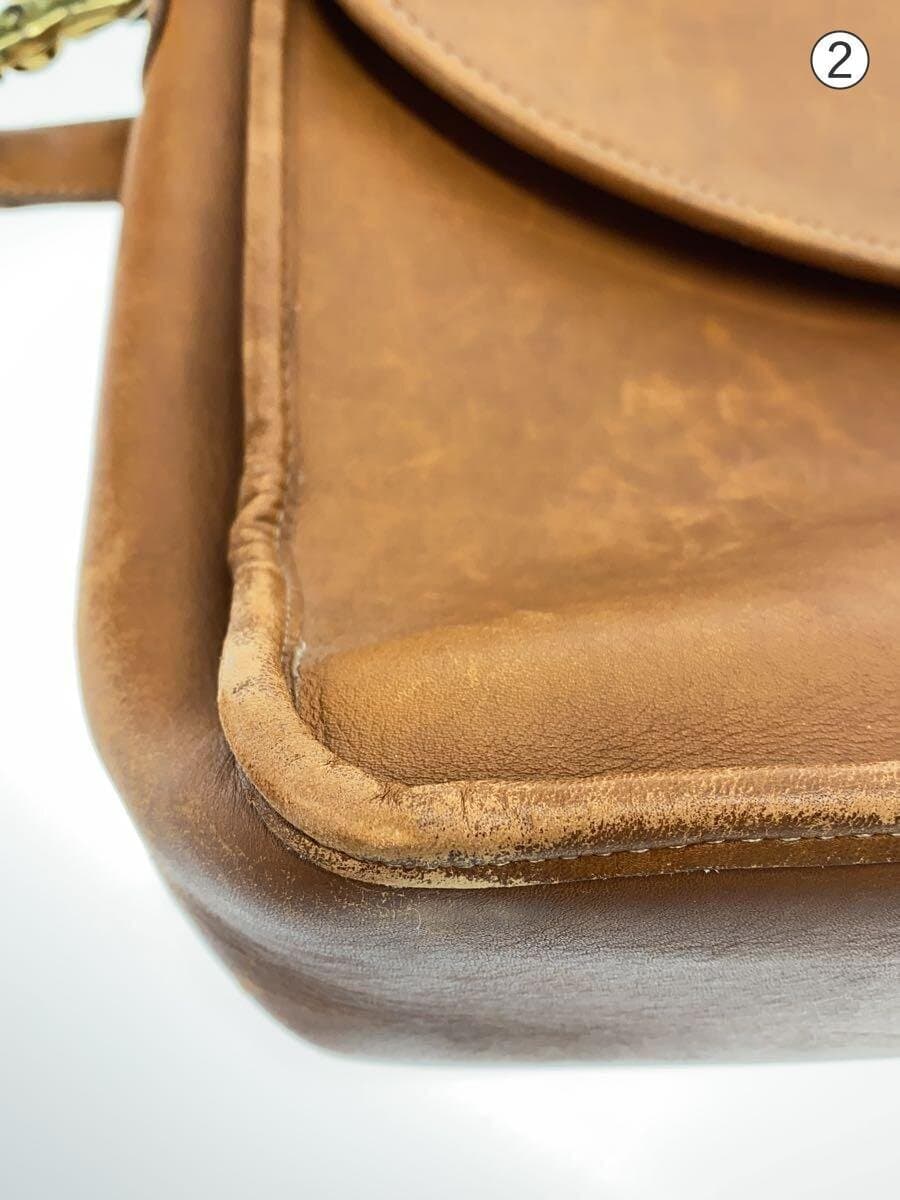 COACH Shoulder Bag Leather BRW 0372-334 8