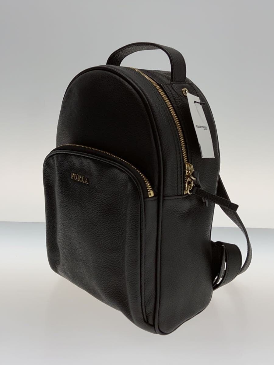 FURLA Backpack Leather BLK 2