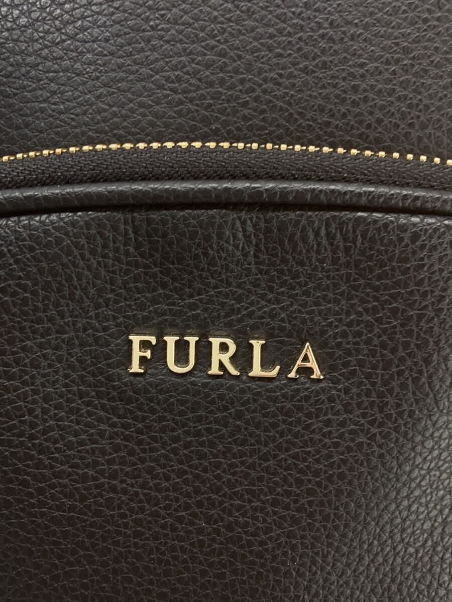 FURLA Backpack Leather BLK 5