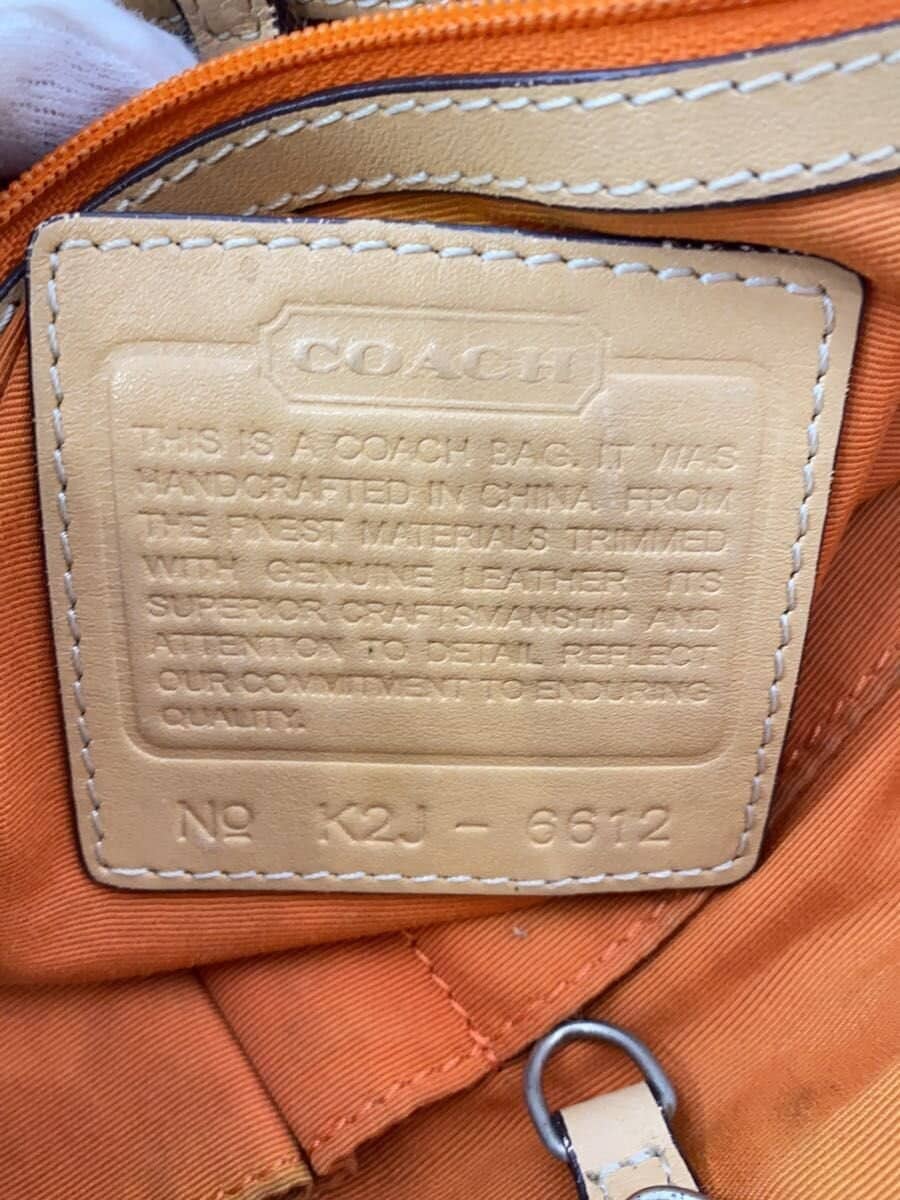 COACH Tote Bag_Signature_Beige Canvas CML All Over Pattern 5