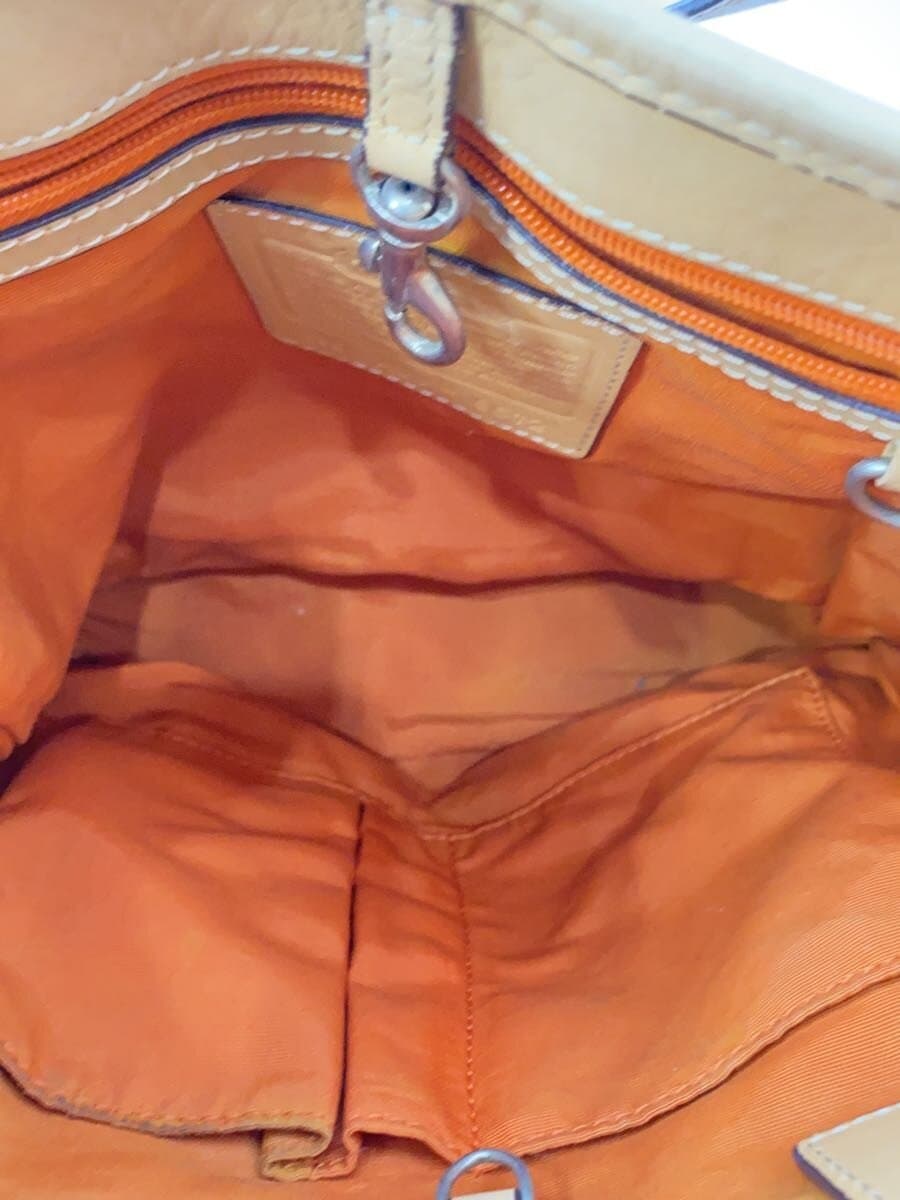 COACH Tote Bag_Signature_Beige Canvas CML All Over Pattern 6