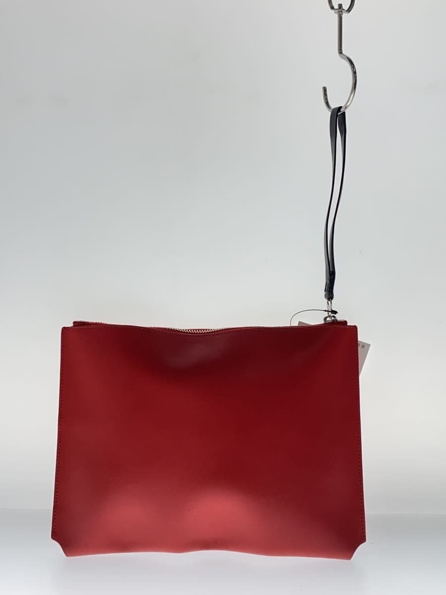 KENZO clutch bag leather RED 3