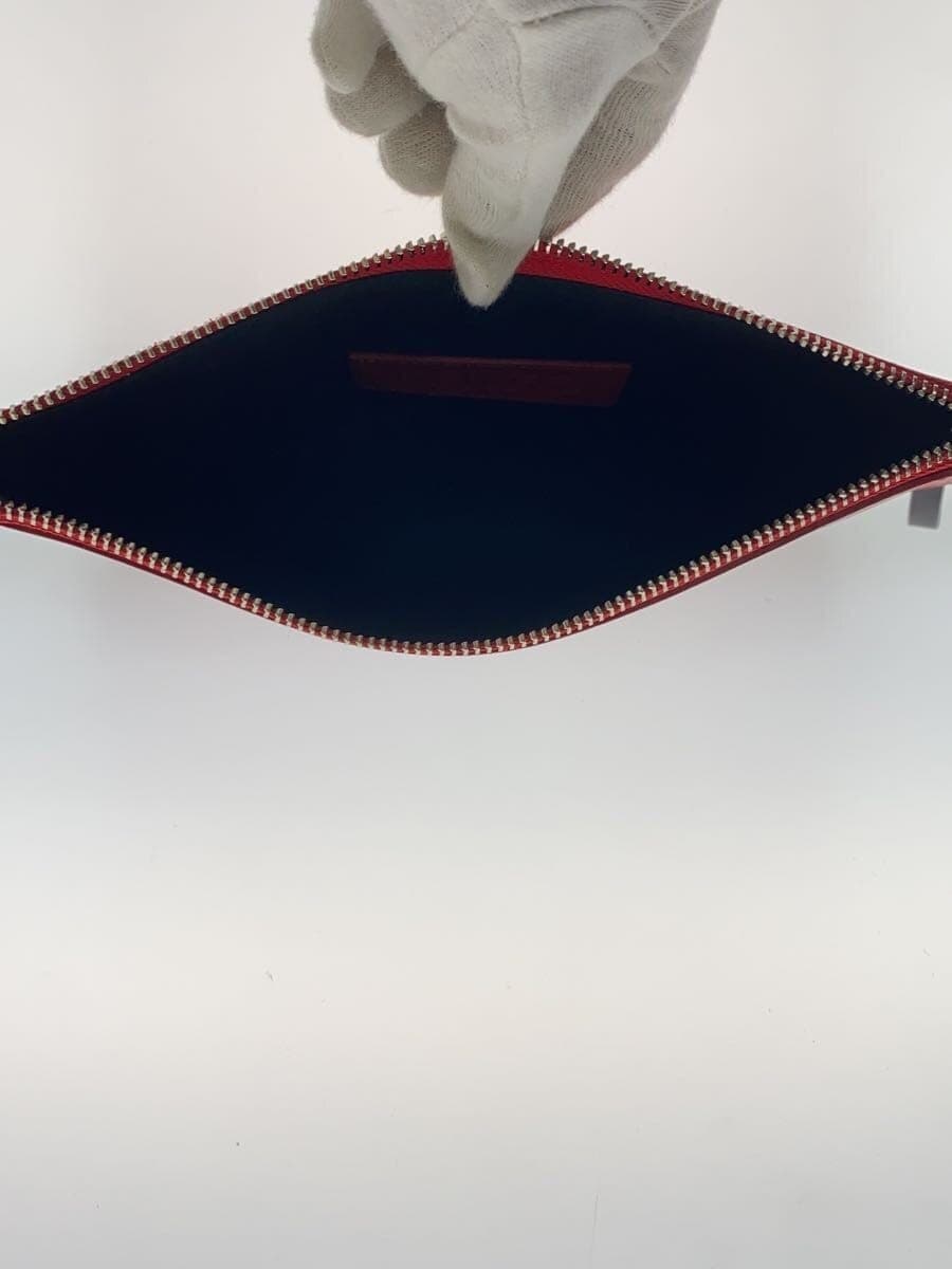 KENZO clutch bag leather RED 6
