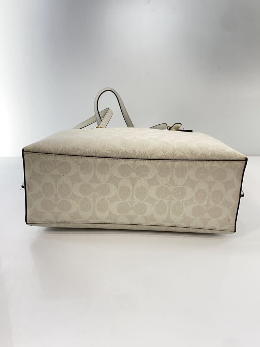 COACH Mory Tote Signature -- WHT 1665 4