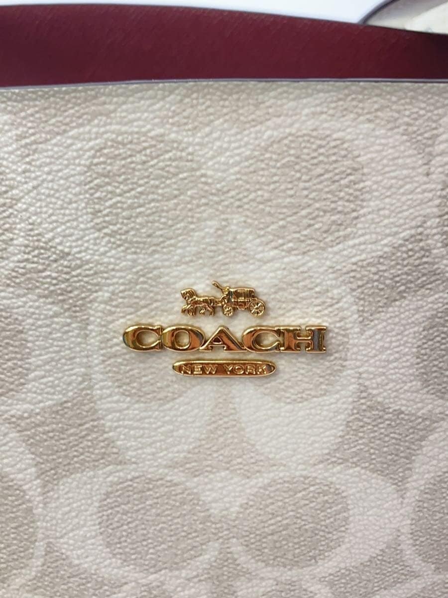 COACH Mory Tote Signature -- WHT 1665 5