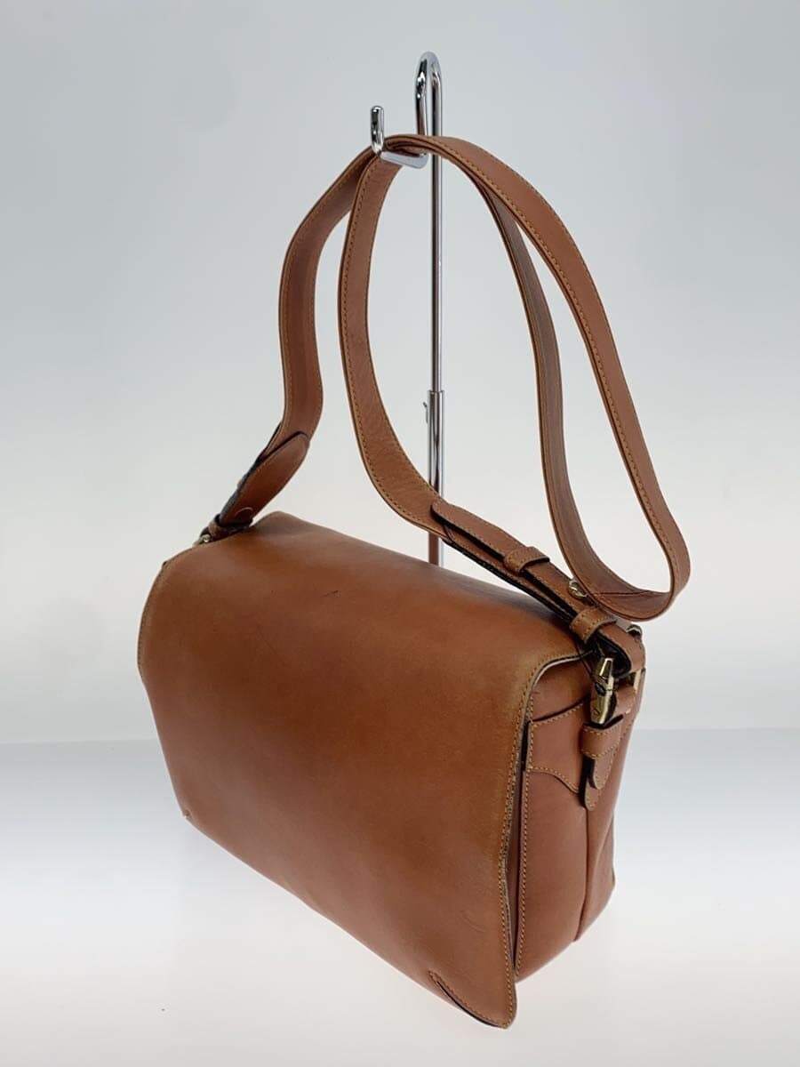 PELLE BORSA Shoulder Bag Leather BRW Solid 2