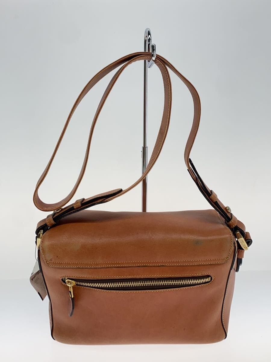 PELLE BORSA Shoulder Bag Leather BRW Solid 3