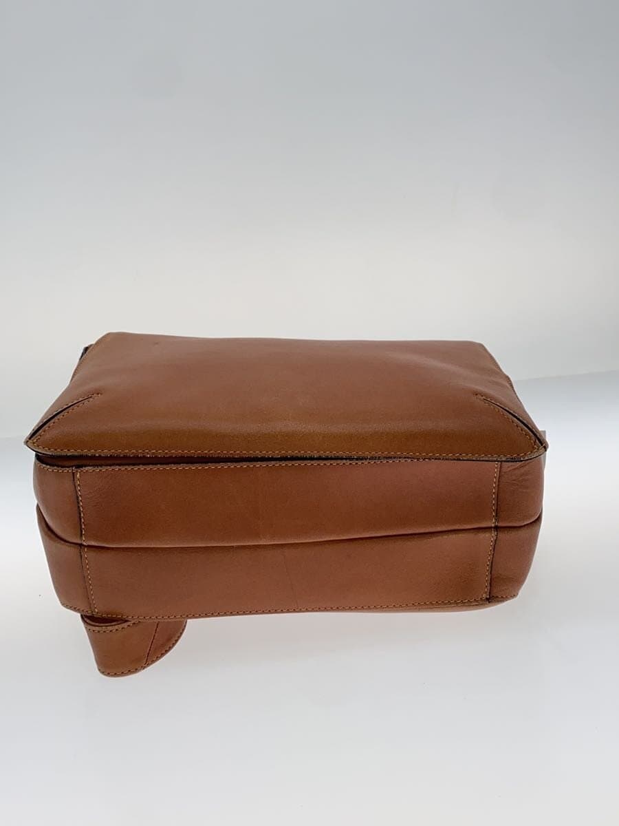 PELLE BORSA Shoulder Bag Leather BRW Solid 4