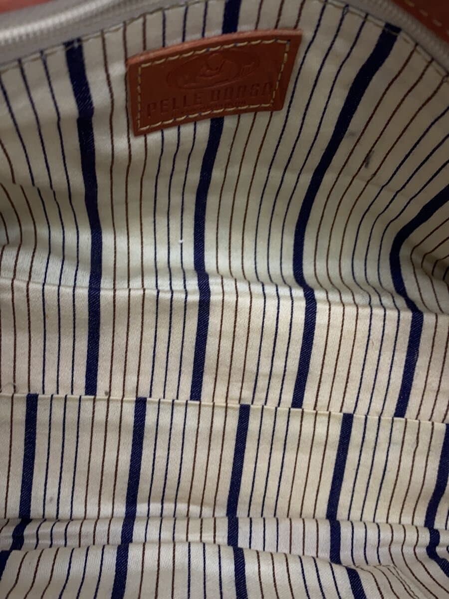 PELLE BORSA Shoulder Bag Leather BRW Solid 5