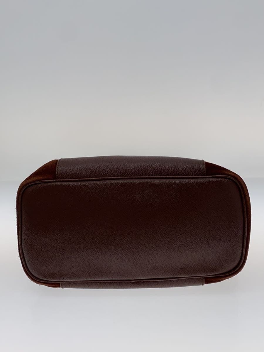 TRUSSARDI Tote Bag Leather BRD Solid 4