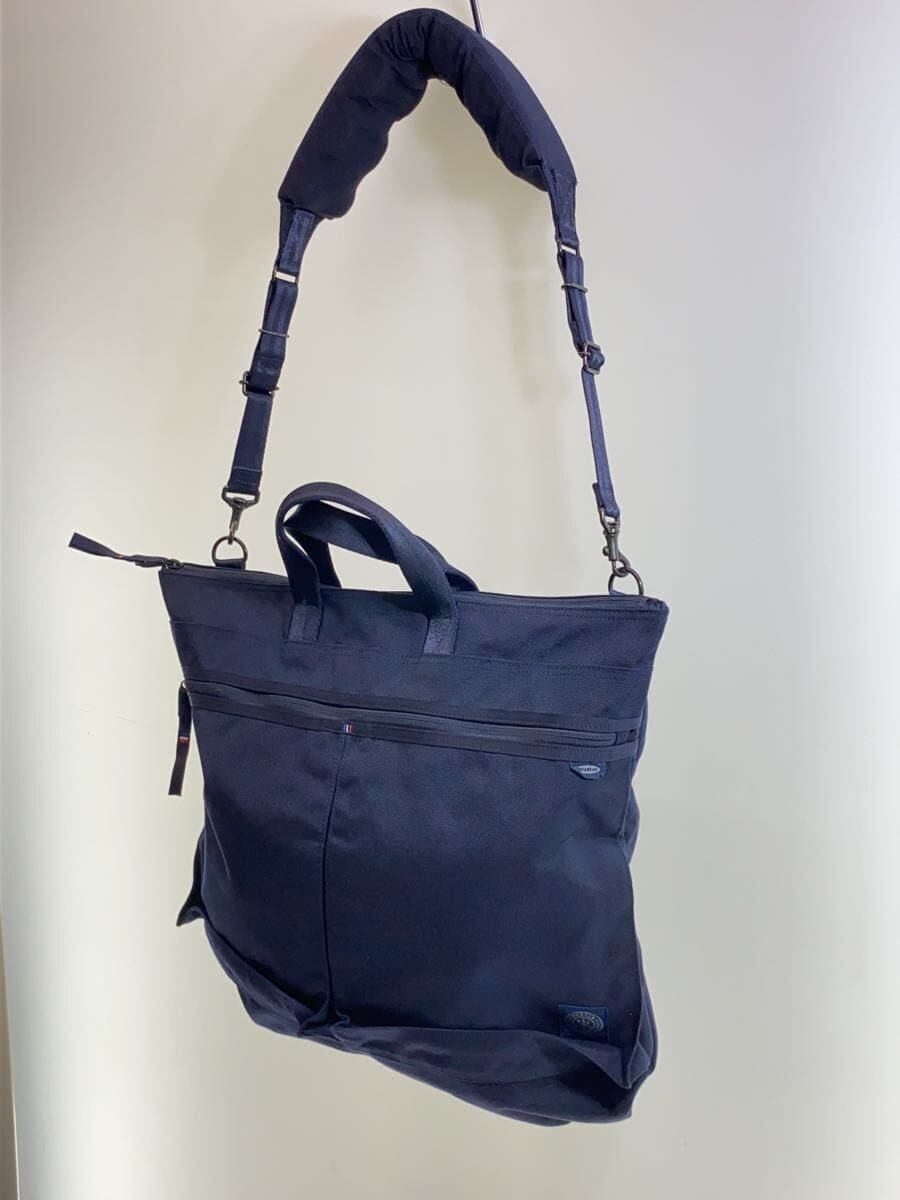 Porter Classic Newton Helmet Case L Shoulder Bag Nylon NVY Plain 2
