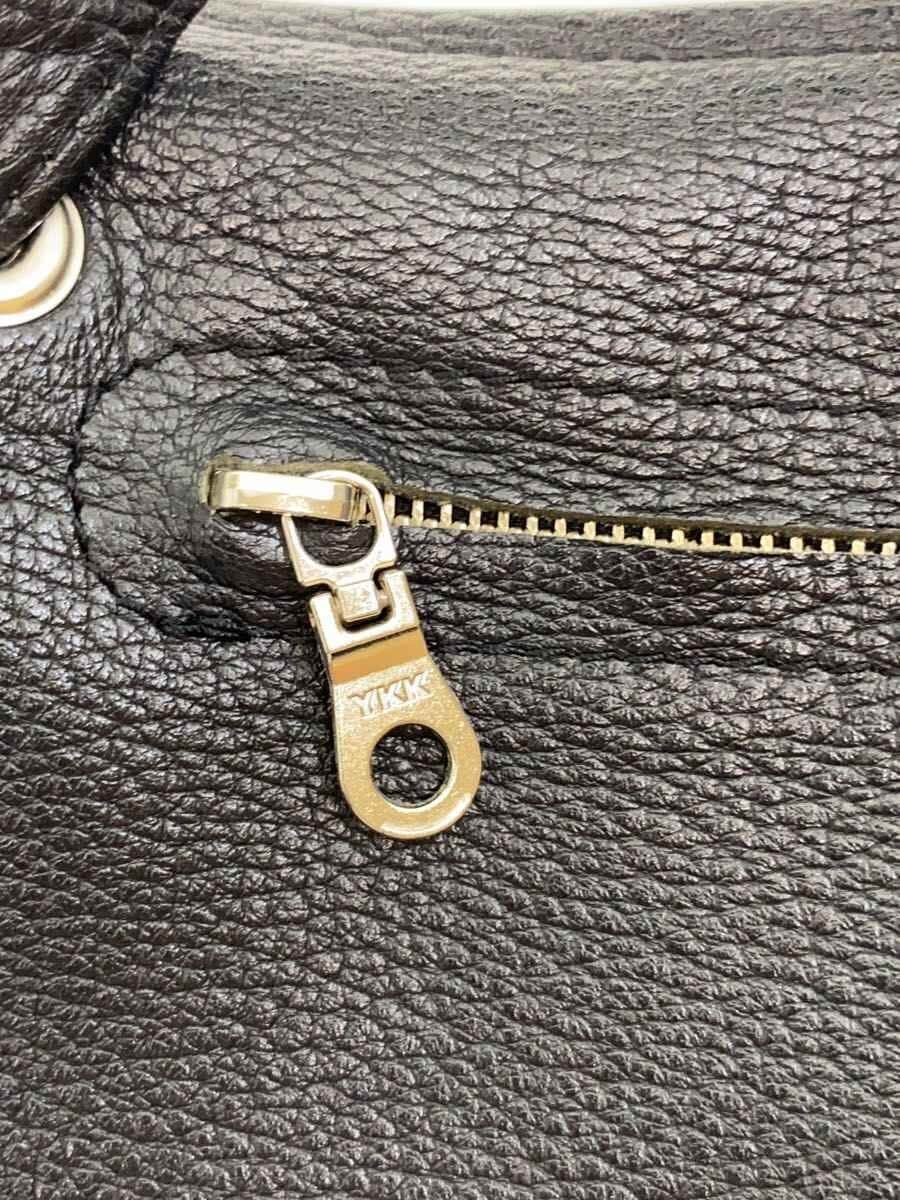 yorozu Shoulder Bag Leather BLK 7