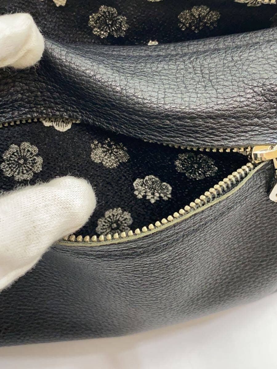 yorozu Shoulder Bag Leather BLK 8