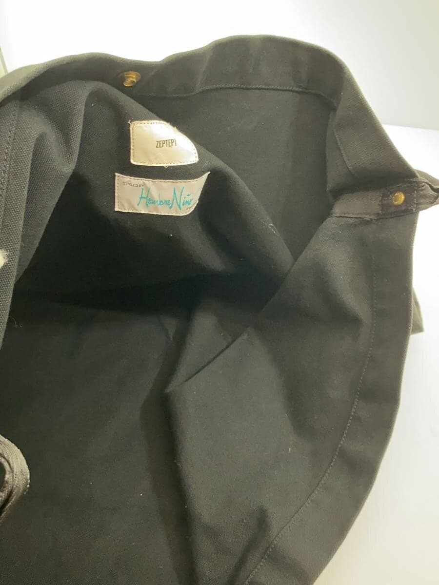 HOMBRE Nino×ZEPTEPI STUFF BAG Canvas BLK 6