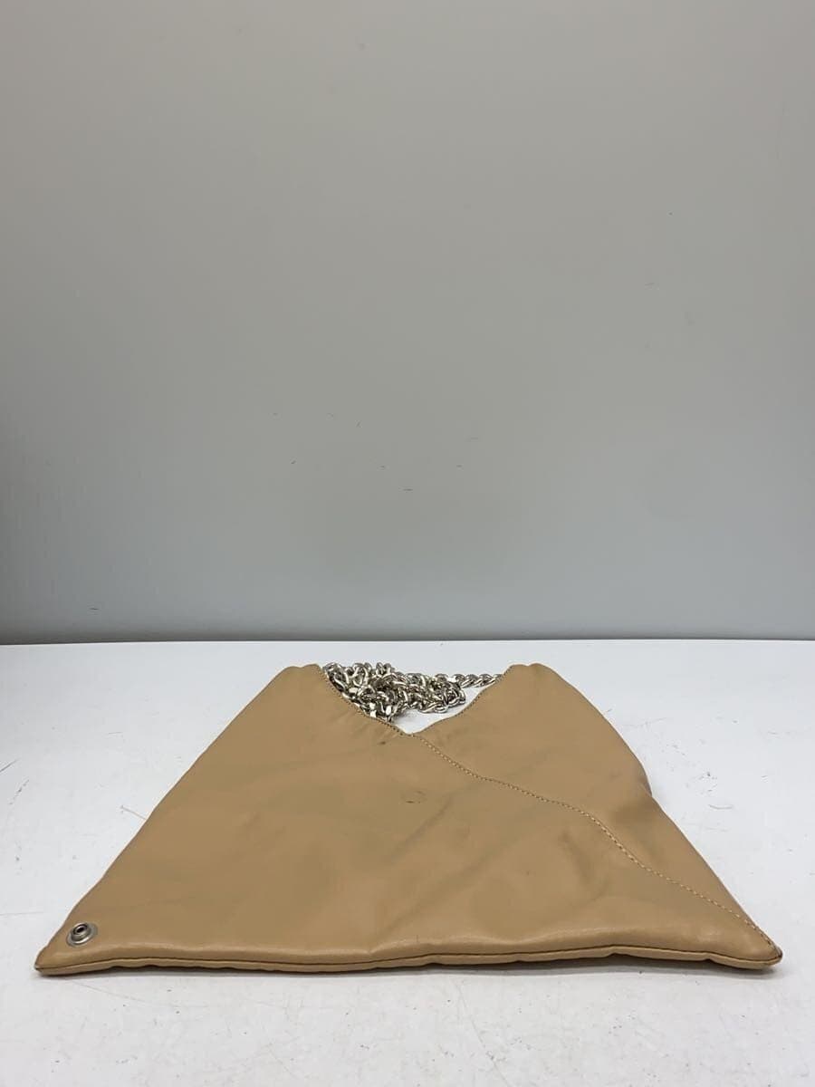 MM6 Shoulder Bag Leather BEG Solid s54wg0042 4