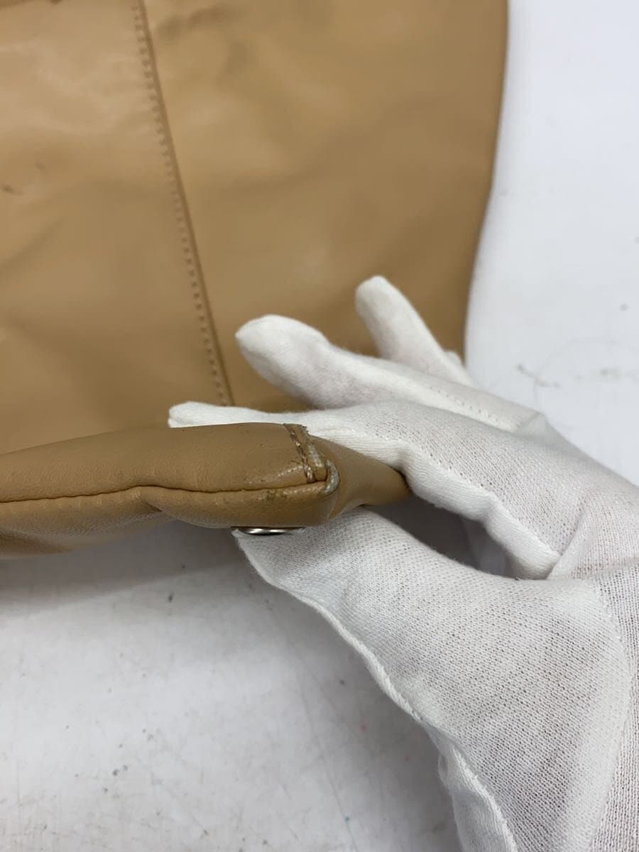 MM6 Shoulder Bag Leather BEG Solid s54wg0042 8