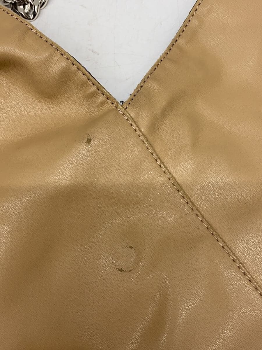 MM6 Shoulder Bag Leather BEG Solid s54wg0042 9