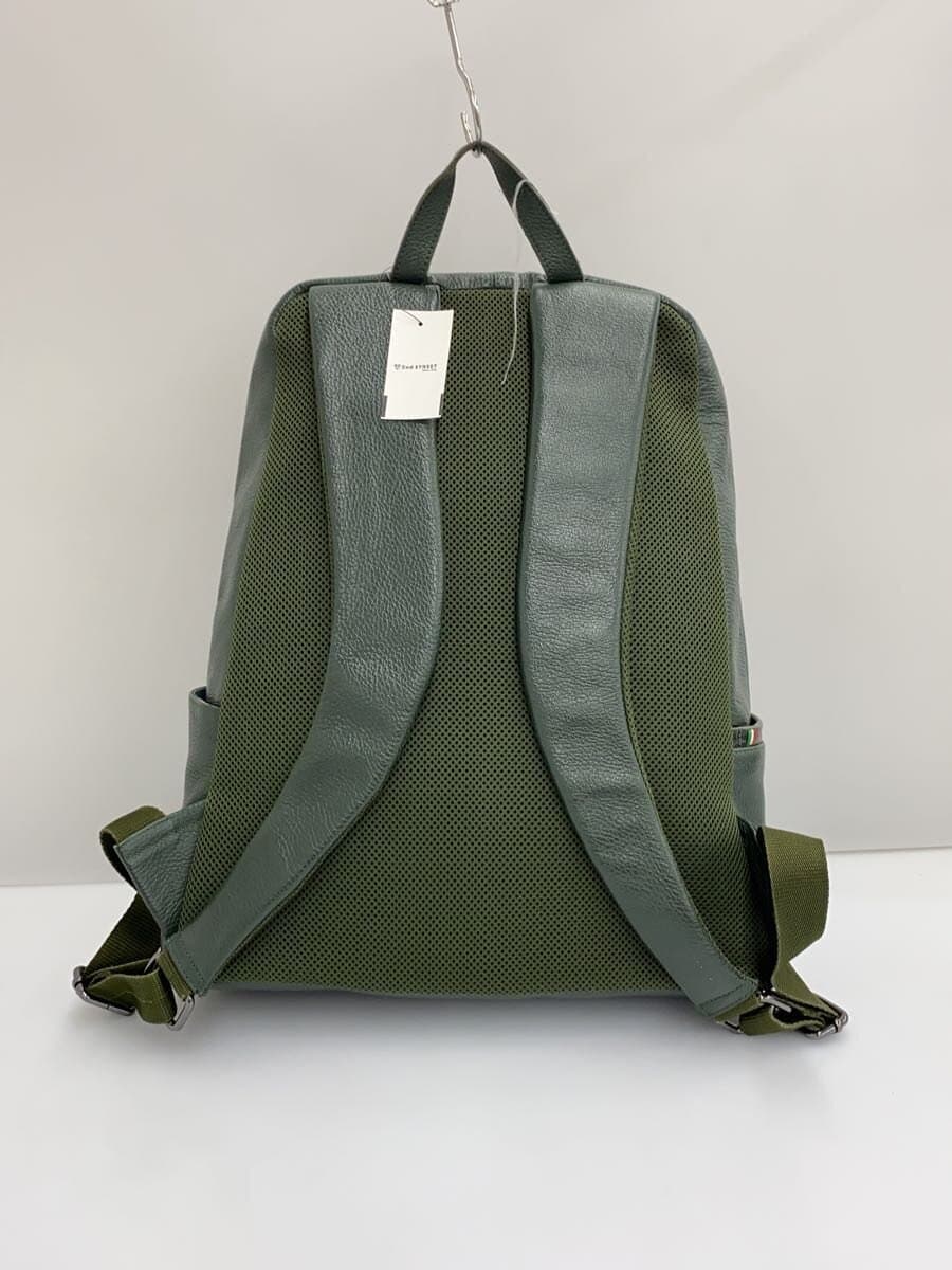 HILTON Backpack Leather GRN Solid 3