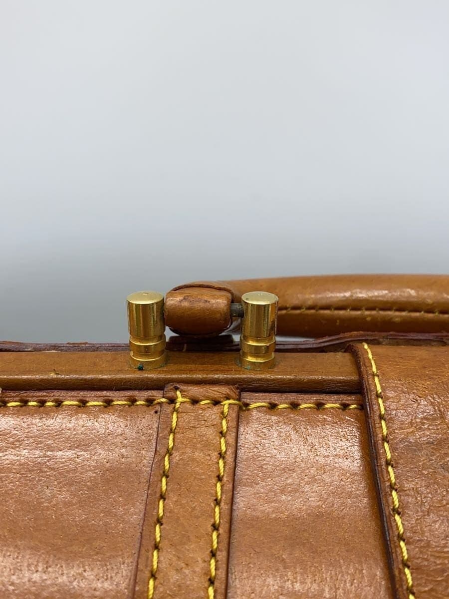 BRUNO CONTI Boston Bag Leather CML Solid Small OLD 8