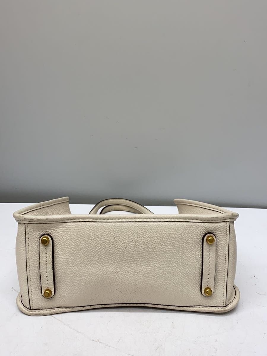 COACH Handbag WHT Solid C3460 4