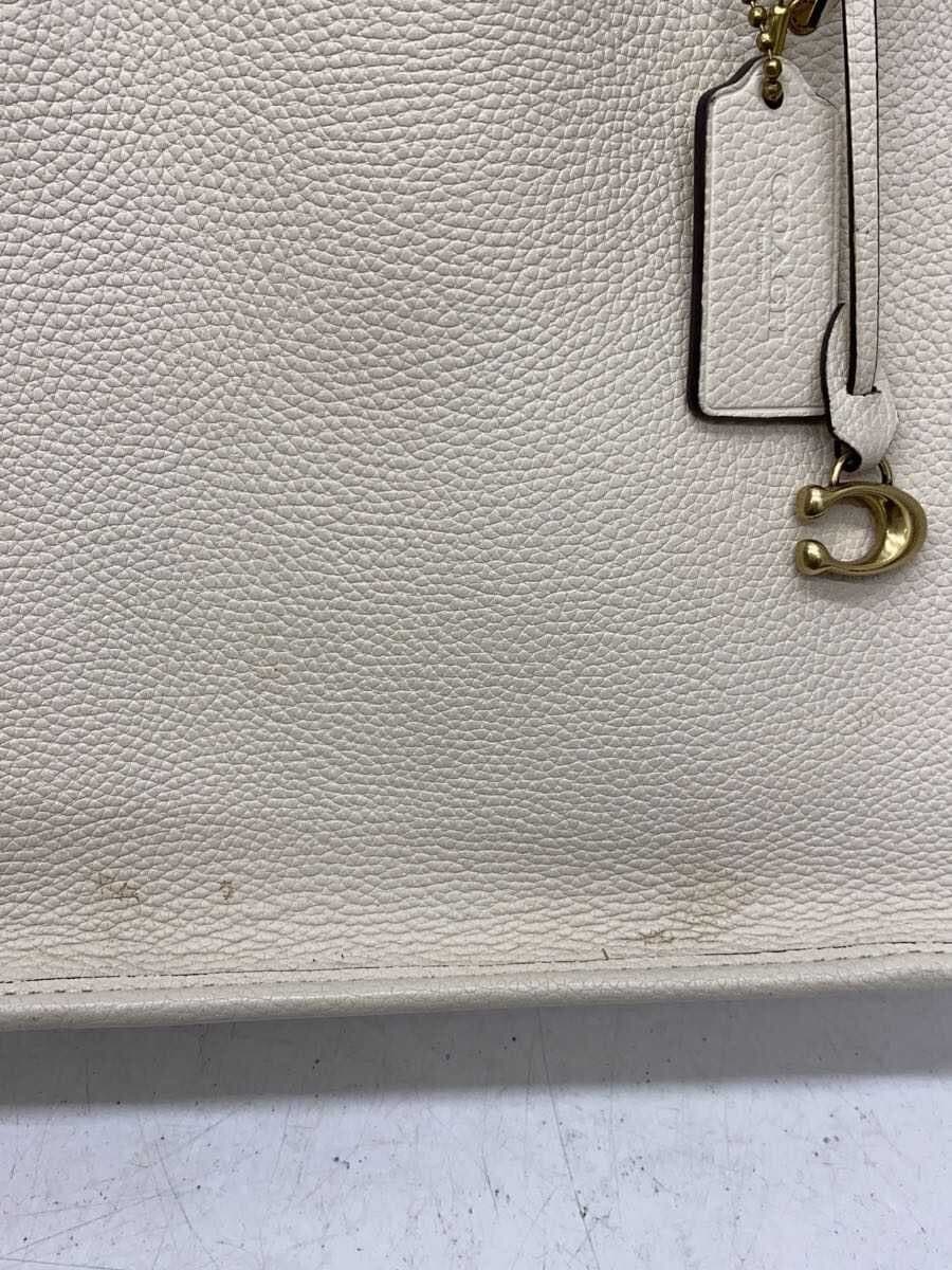COACH Handbag WHT Solid C3460 7
