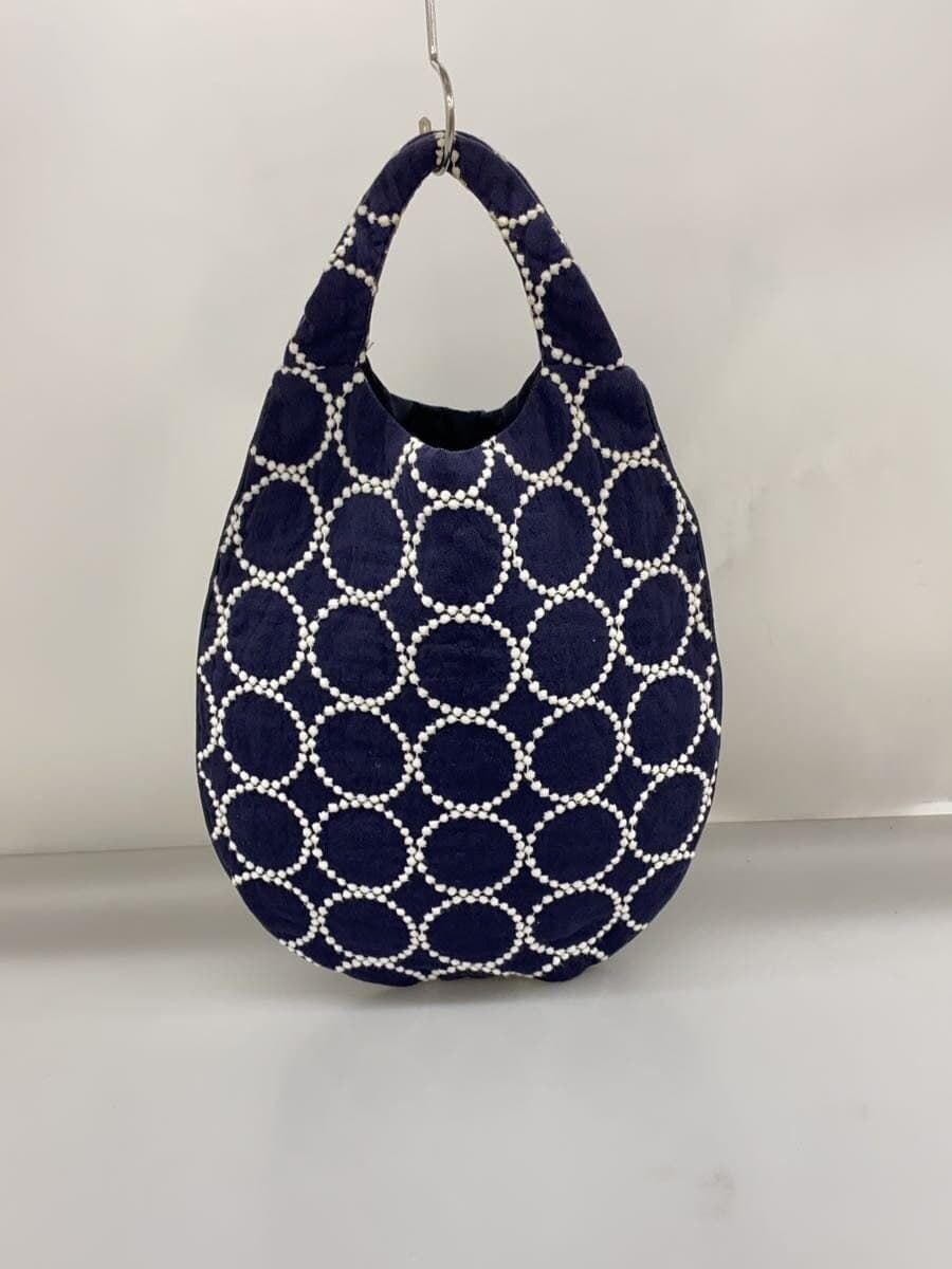 mina perhonen handbag linen NVY all-over pattern ws9174 3