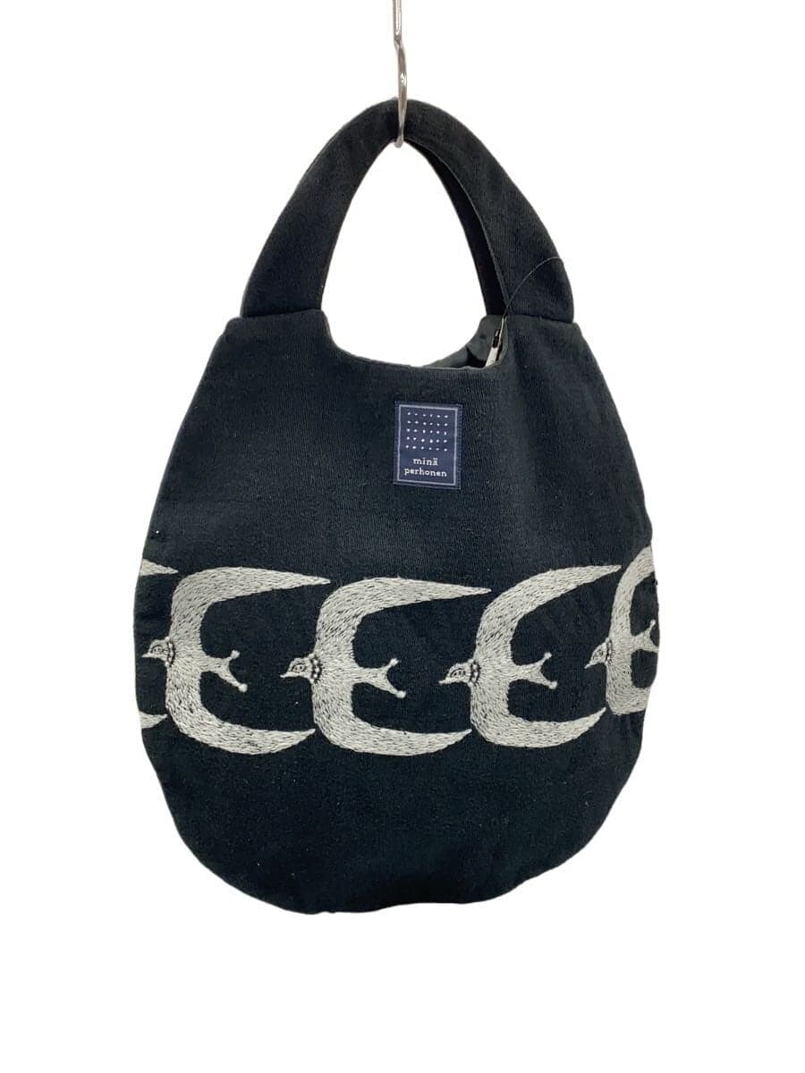 mina perhonen handbag linen BLK qa9455