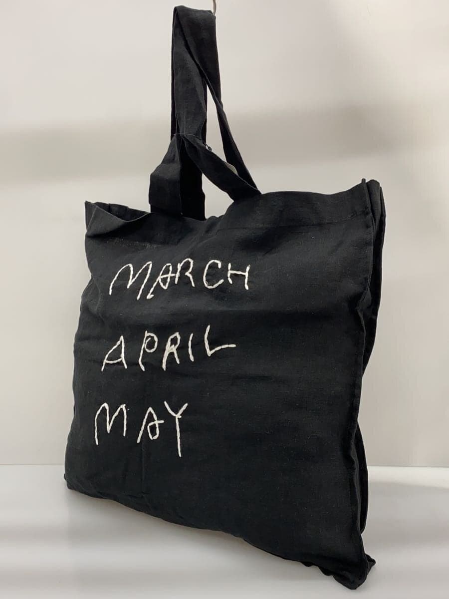 Other brand MARCH APRIL MAY Tote bag Linen BLK 2
