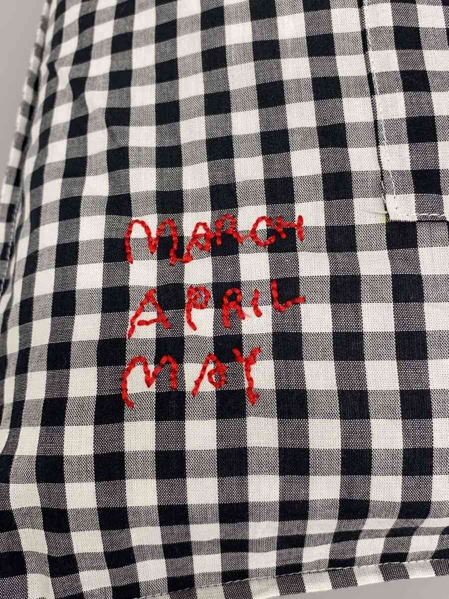 Other Brand MARCH APRIL MAY Shoulder Bag Cotton BLK Gingham CK 5