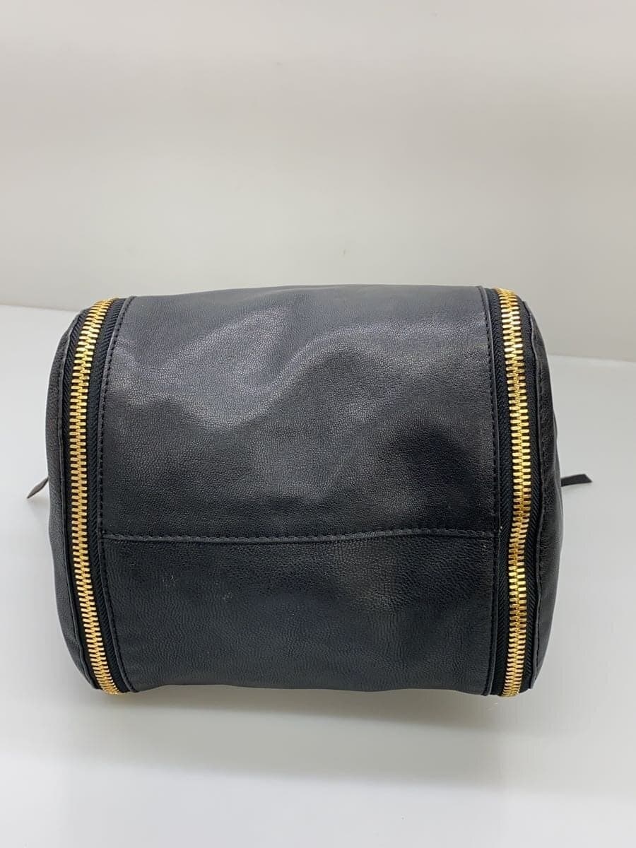 HASHIBAMI Shoulder Bag Leather BLK Solid 4
