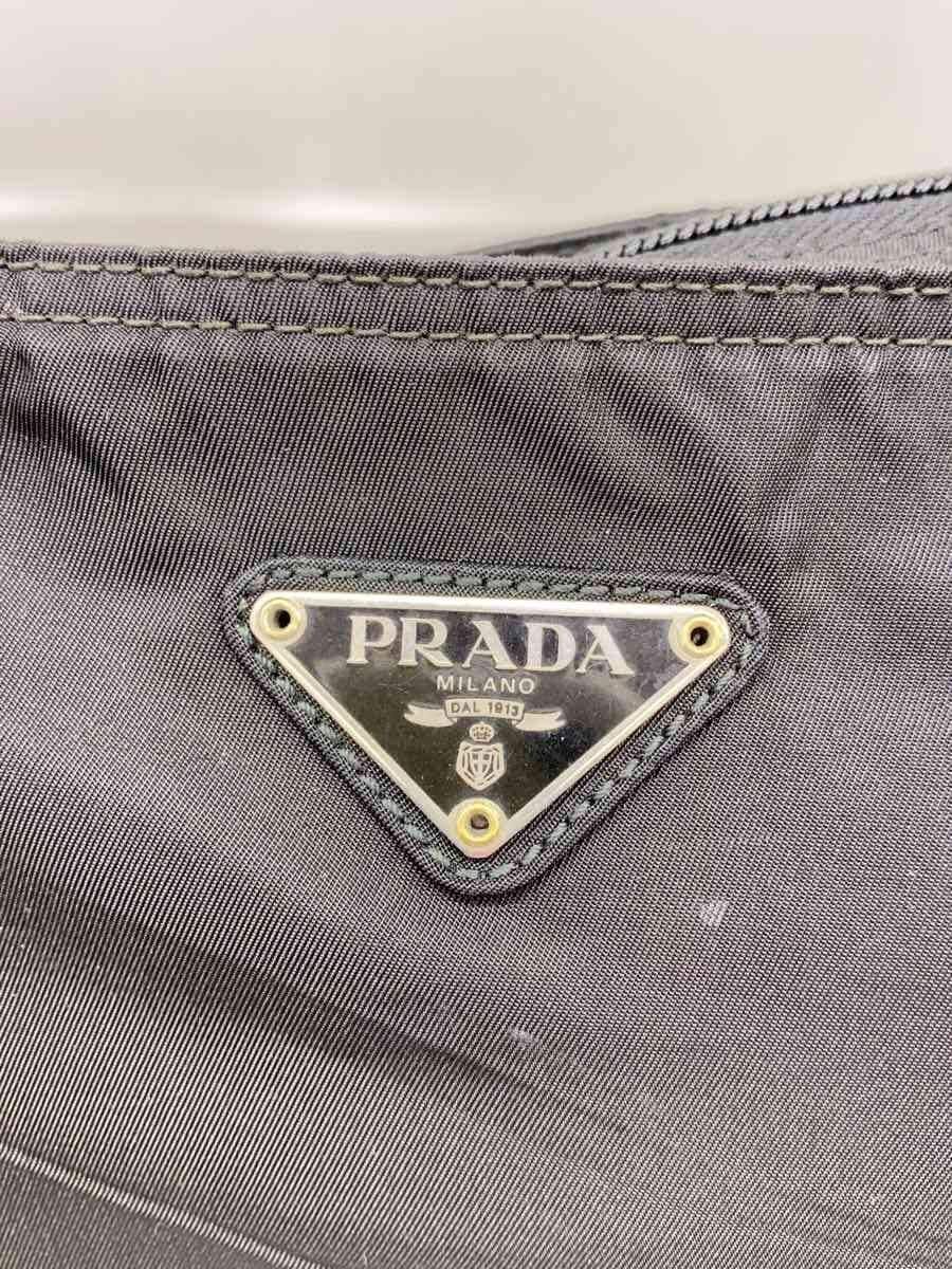 PRADA shoulder bag nylon BLK 5