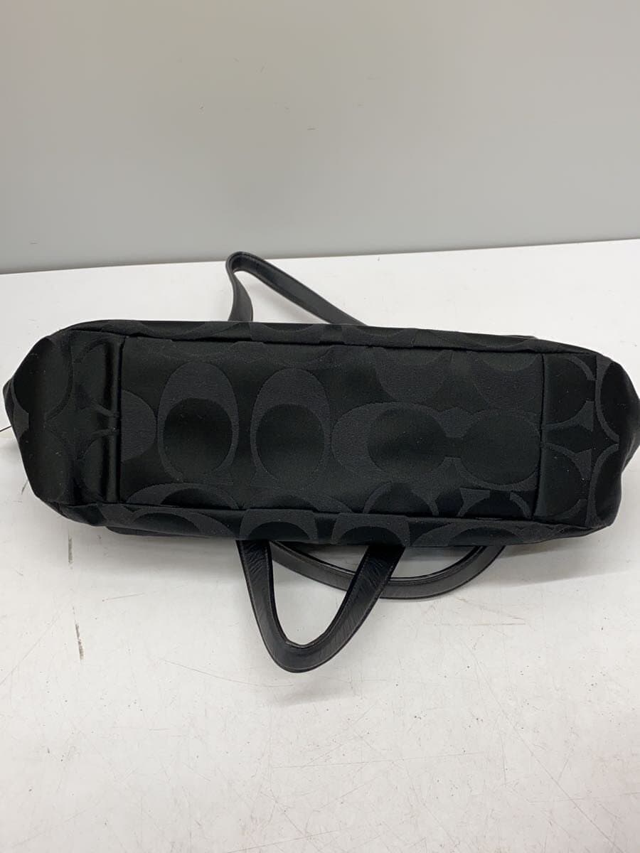 COACH Shoulder Bag BLK All Over Pattern 18265 4