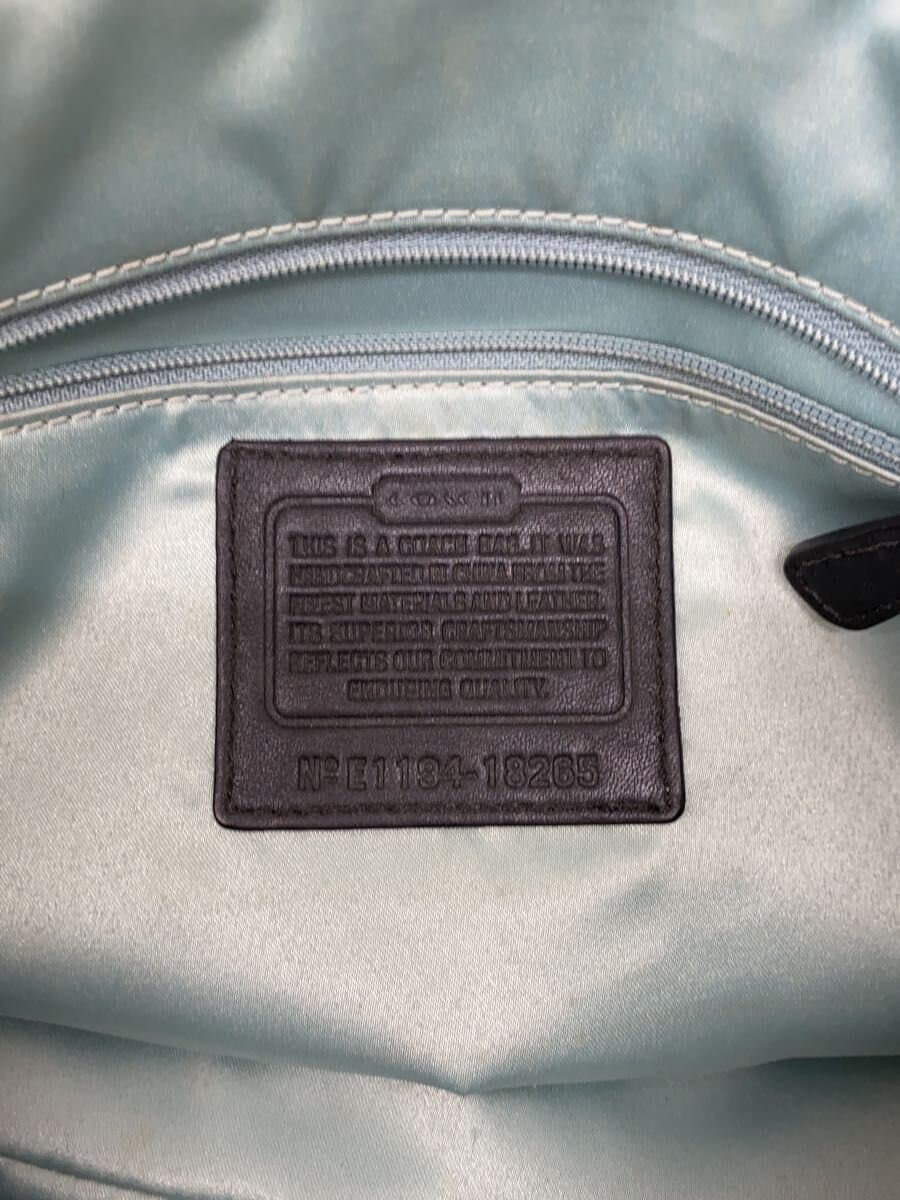 COACH Shoulder Bag BLK All Over Pattern 18265 5