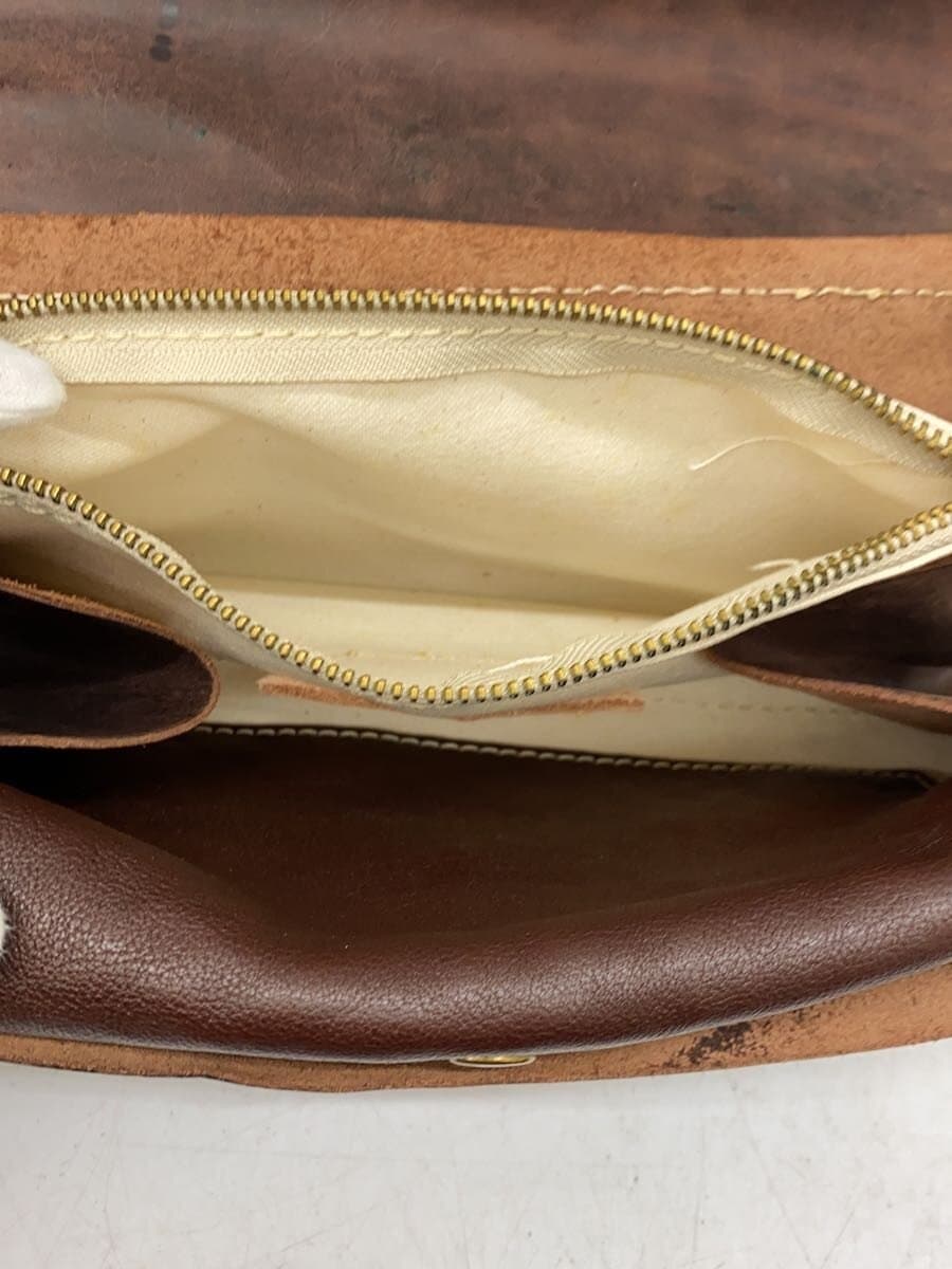 Ain Soph Shoulder Bag Cowhide BRW Solid 6