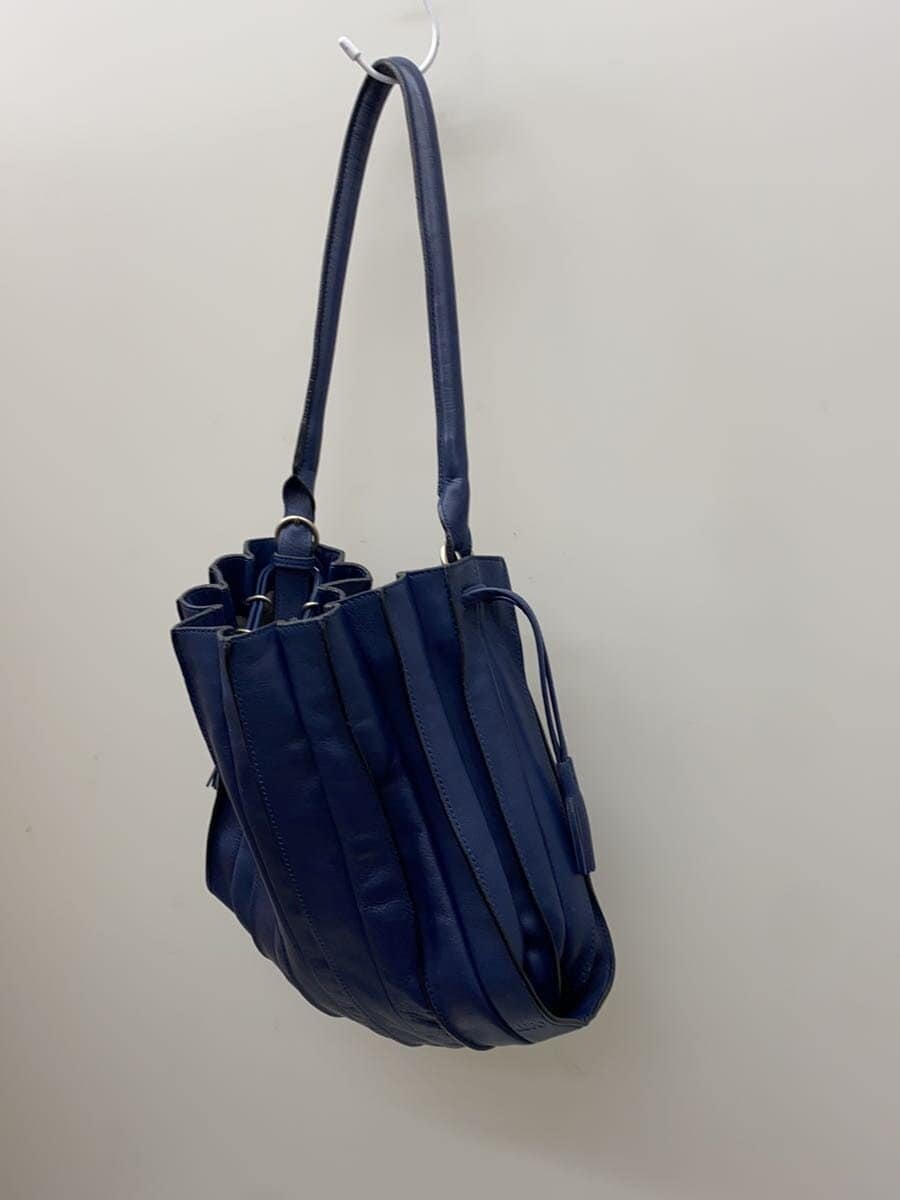 Other Brand LUPO Handbag Leather BLU Solid 2