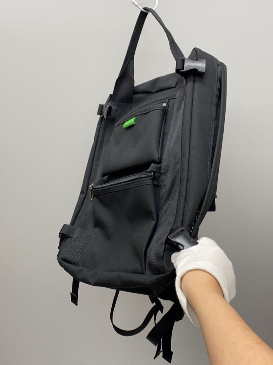 PORTER backpack -- BLK plain 2