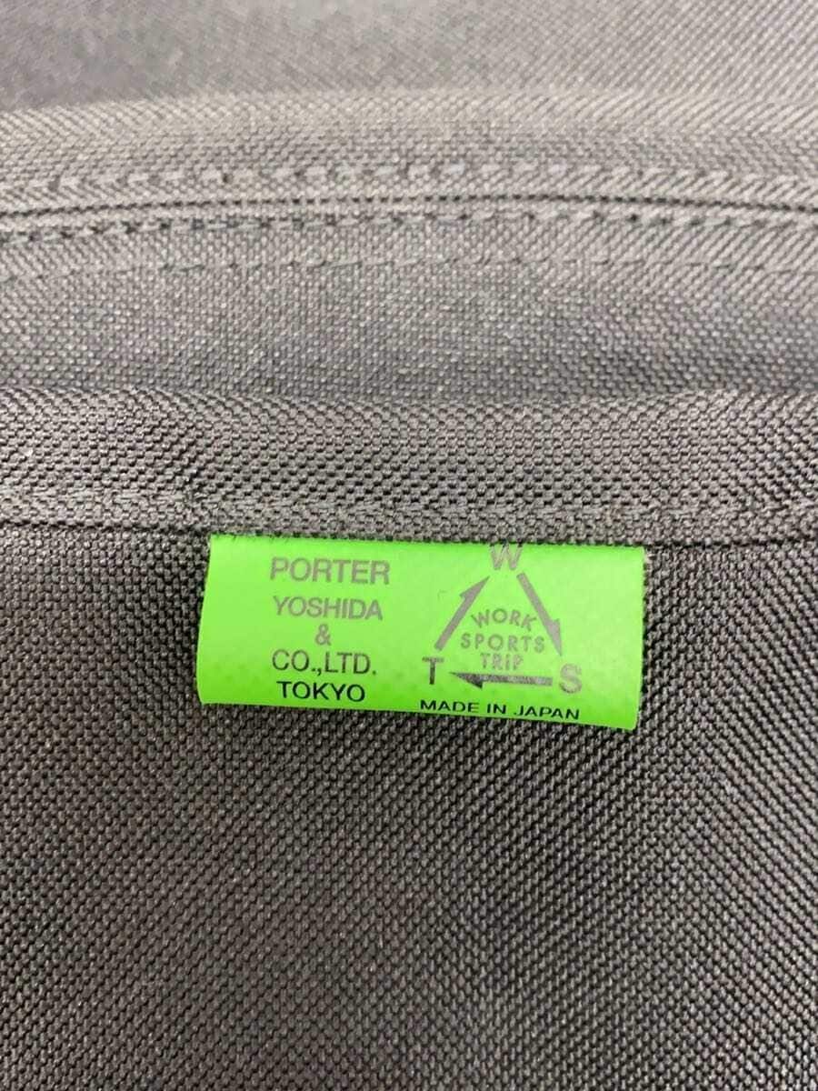 PORTER backpack -- BLK plain 5