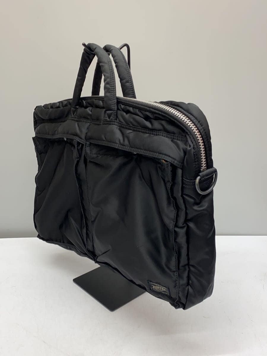PORTER Briefcase Nylon Black Plain 2