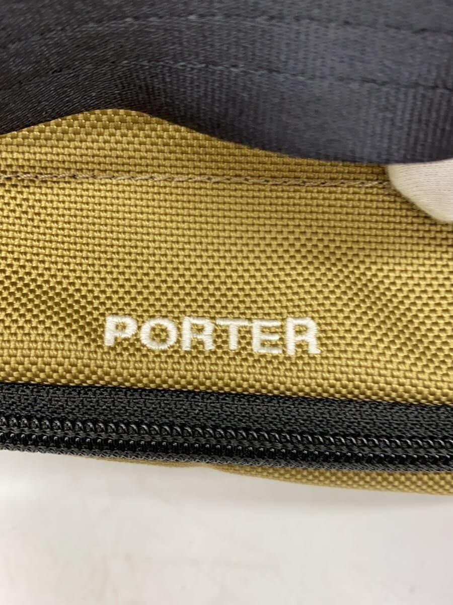 PORTER Waist Bag Nylon BEG Solid Color 5