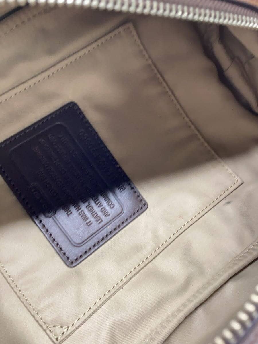 COACH Shoulder Bag Leather BRW F70360 Thompson Body Bag 6