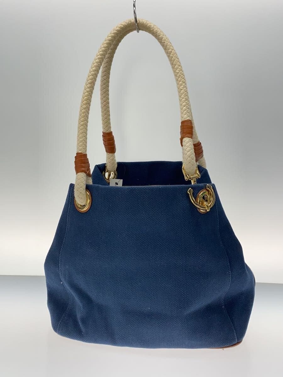 MICHAEL KORS Tote Bag Cotton NVY Solid 35S3GMAT6C One Point 3