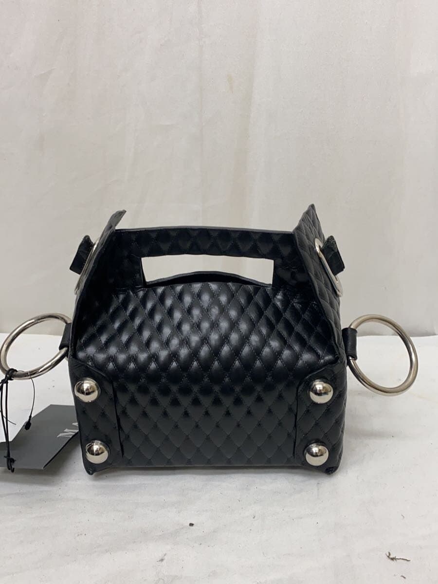 MASU Bag Leather BLK 25ss LEATHER CAKE MINI BAG 3